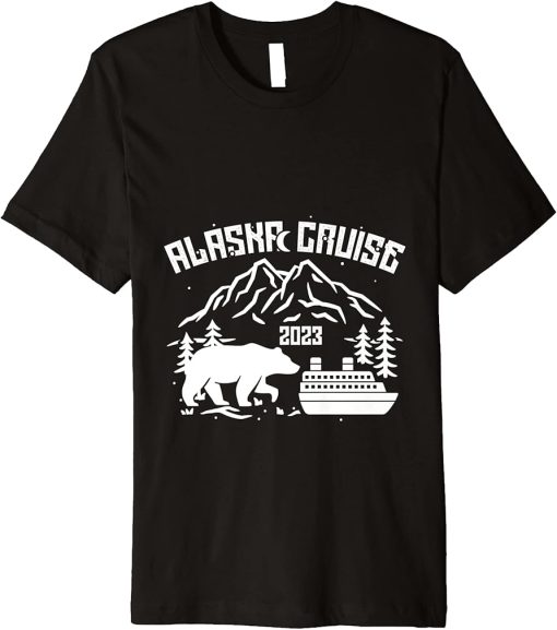 Alaska Cruise 2023 Polar Bears Orcas Killer Whales Premium T-Shirt