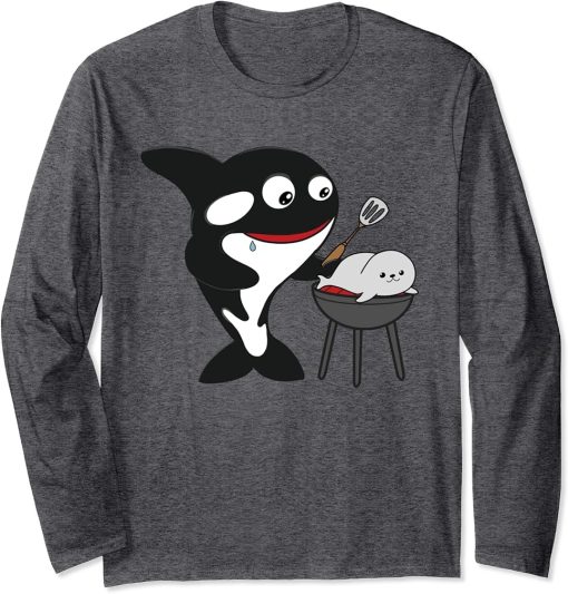 whale fish Long Sleeve T-Shirt