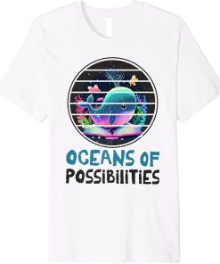 Oceans of Possibilities Summer Reading 2023 Retro Vintage Premium T-Shirt